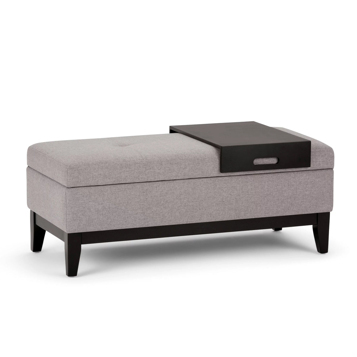 42 inch Storage Ottoman Bench with Tray Y35595