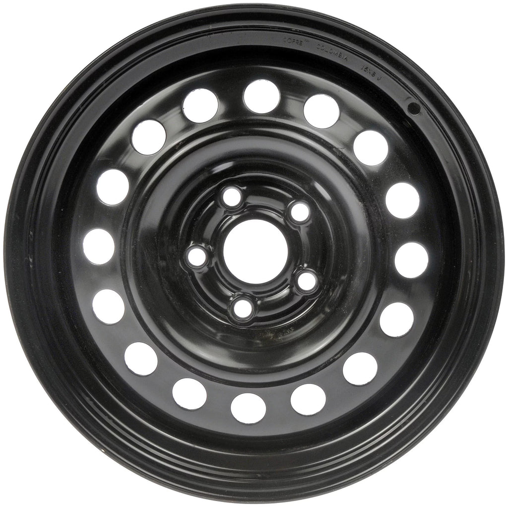 Steel 15 x 6-inch 5-Lug Black Wheel Rim V99687