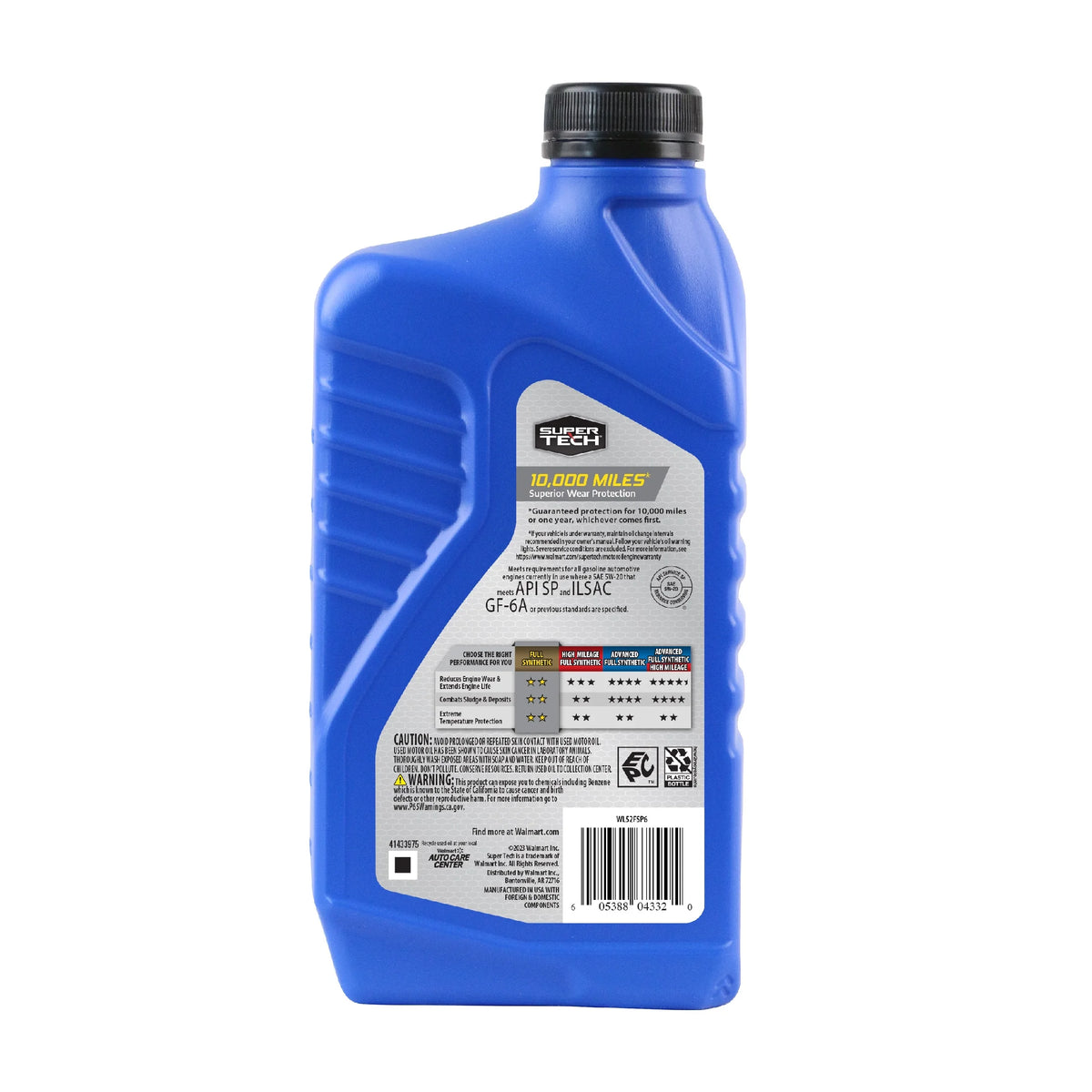 Full Synthetic SAE 5W-20 Motor Oil, 1 Quart I40333