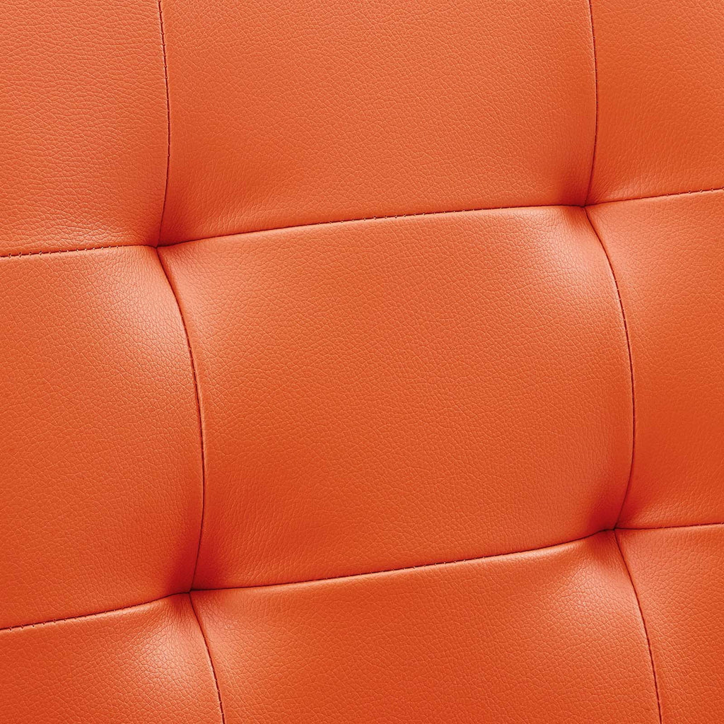 Orange Armless Mid Back Office Chair Z21014