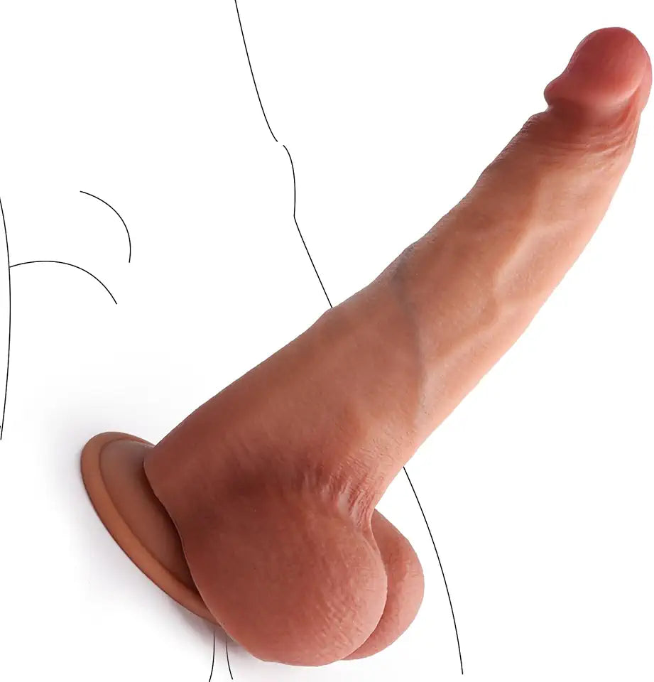 11.5'' Large Silicone Dildo with Suction Cup Q3617