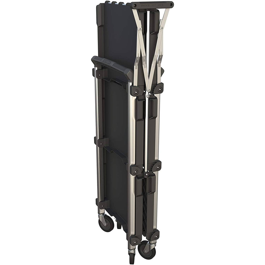 Black 3 Shelf Utility Cart E849
