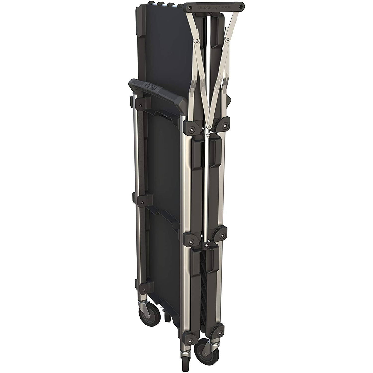 Black 3 Shelf Utility Cart E849