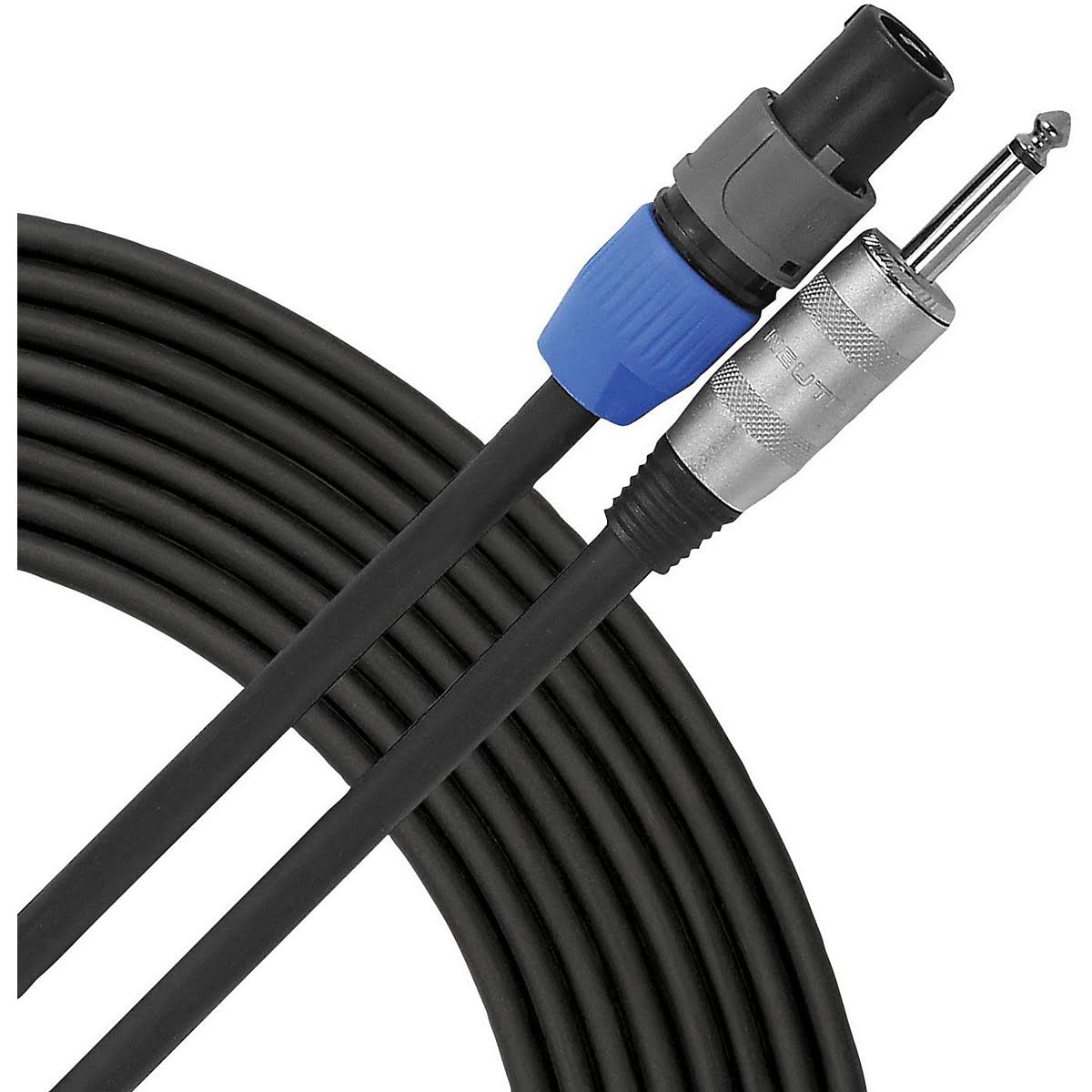 12g Speaker Cable Speakon to 1/4" Male 50 ft. Black K176811