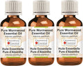 Wormwood Essential Oil Steam Distilled 3 Pack 100ml H4897