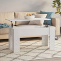 High Gloss White Engineered Wood Coffee Table I829069