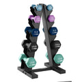 Neoprene Dumbbell Weight Set with Rack T5396