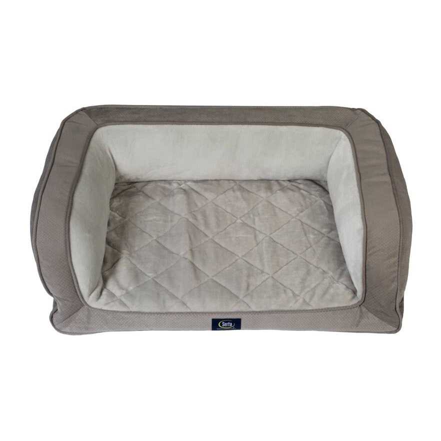 Quilted Orthopedic Bolster Dog Bed S2843