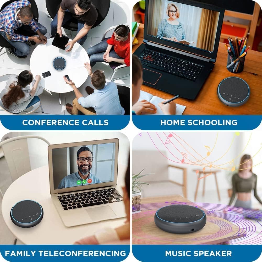 Bluetooth Speakerphone with USB C and 360º Voice Pickup I923