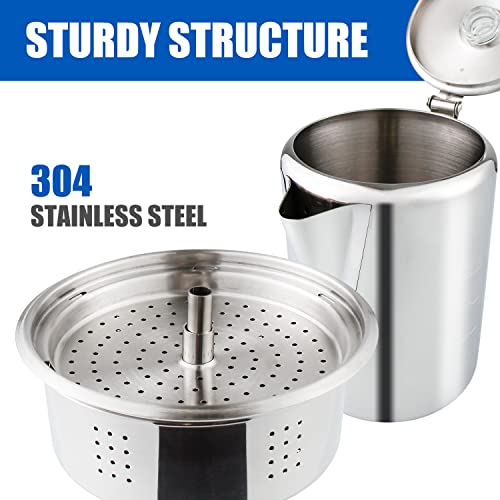 9 Cup Stainless Steel Coffee Percolator Q456369