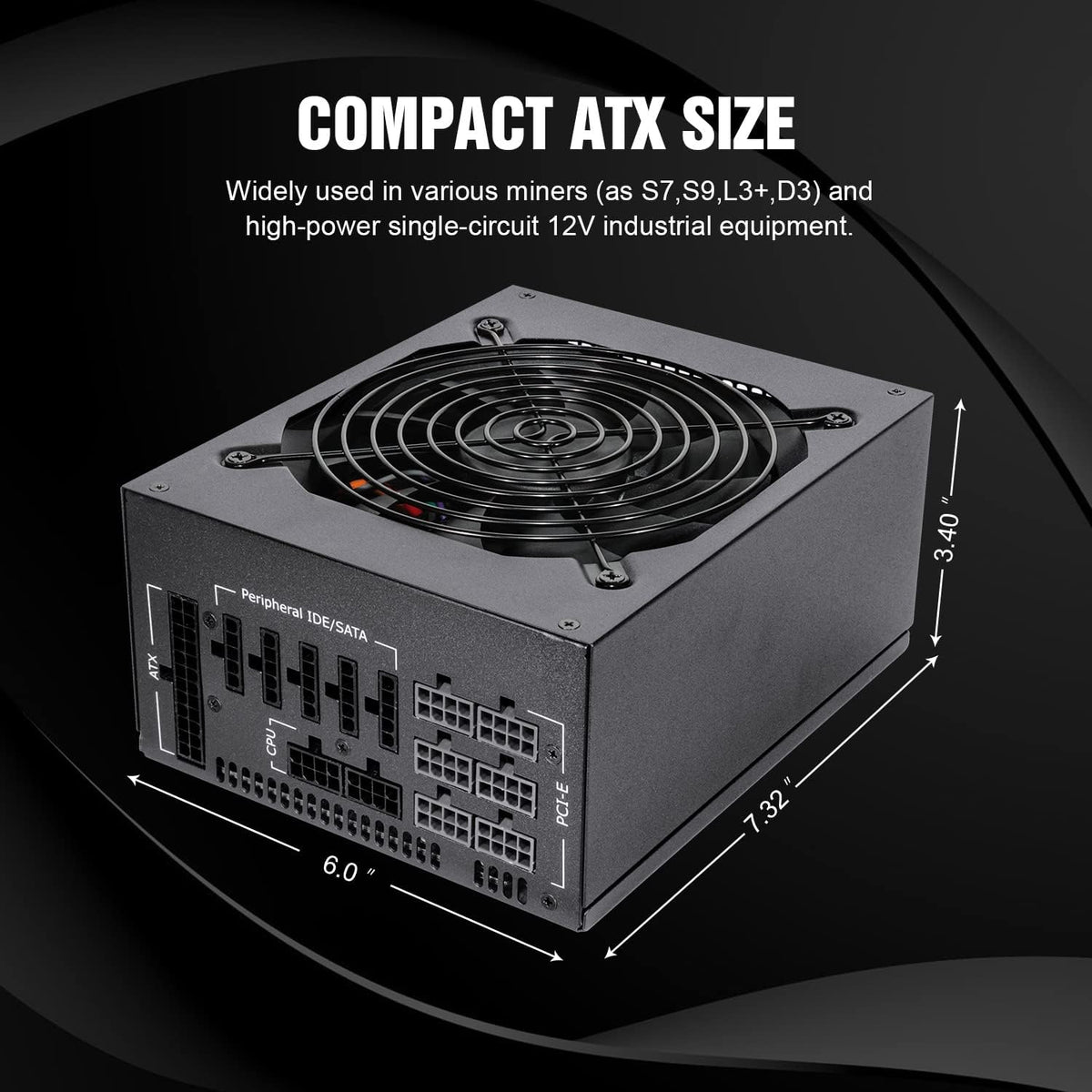 1600W Fully Modular PSU with 140mm Fan N550