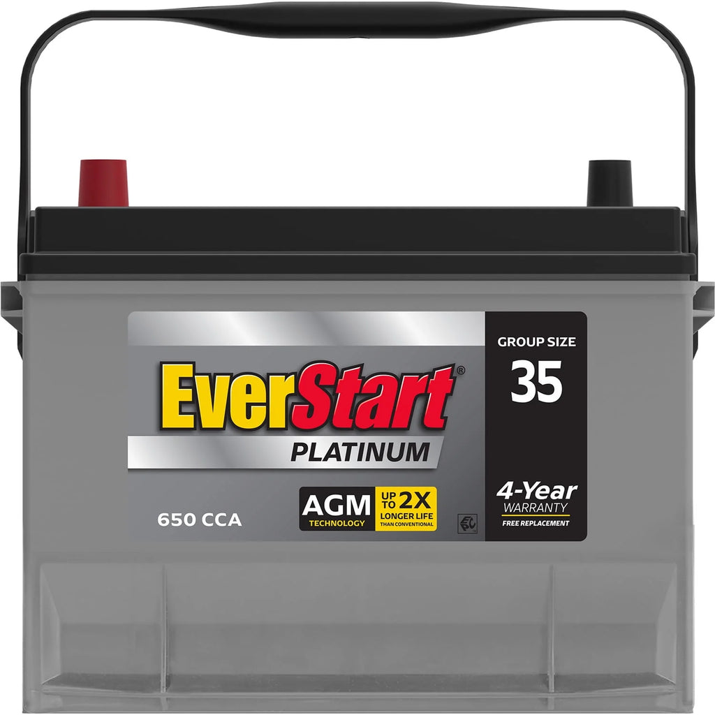 Platinum AGM Automotive Battery Group Size 35 12 Volt 650 CCA R64346