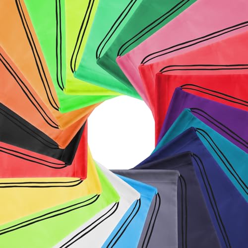 60Pcs Polyester Drawstring Backpacks U701