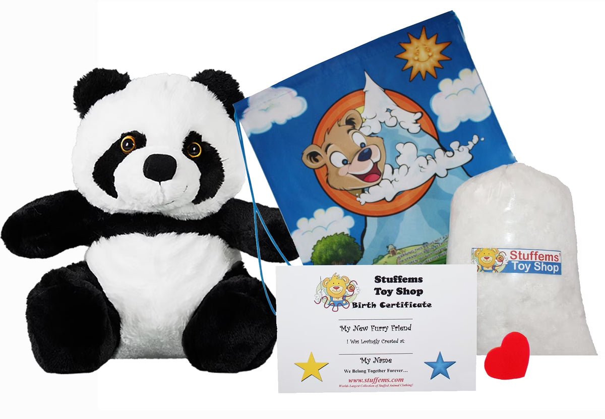 Stuffed Animal 16" Panda Kit with Backpack I817