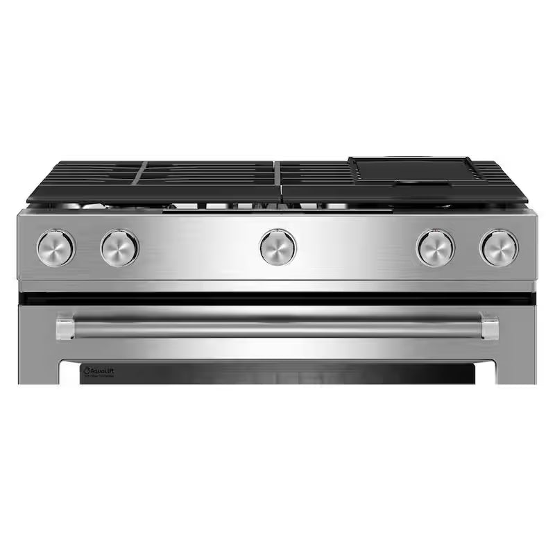 6.5 cu. ft. Slide-In Gas Range with Convection Oven Stainless Steel A3026