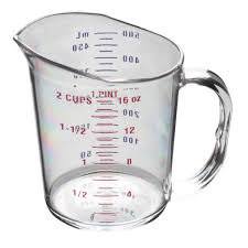 1 Pint Polycarbonate Measuring Cup, 12 Packs Q85830