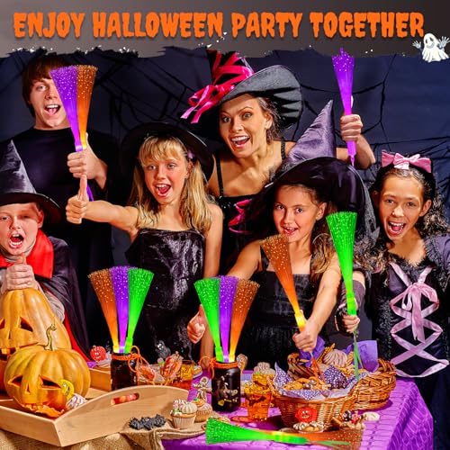 12 Pack Red White Green Fiber Optic Glow Sticks J970
