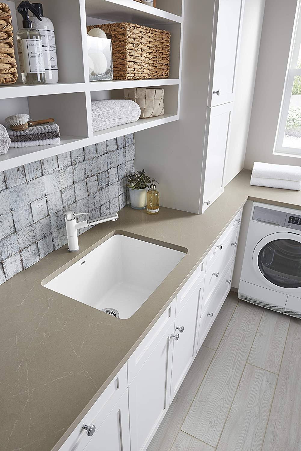 White Pull Out Spray Kitchen Faucet I23260