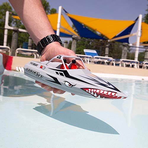 Silver Self-Righting Deep-V Jet Boat N615