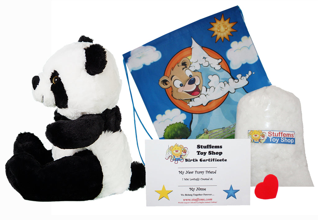 Stuffed Animal 16" Panda Kit with Backpack I817