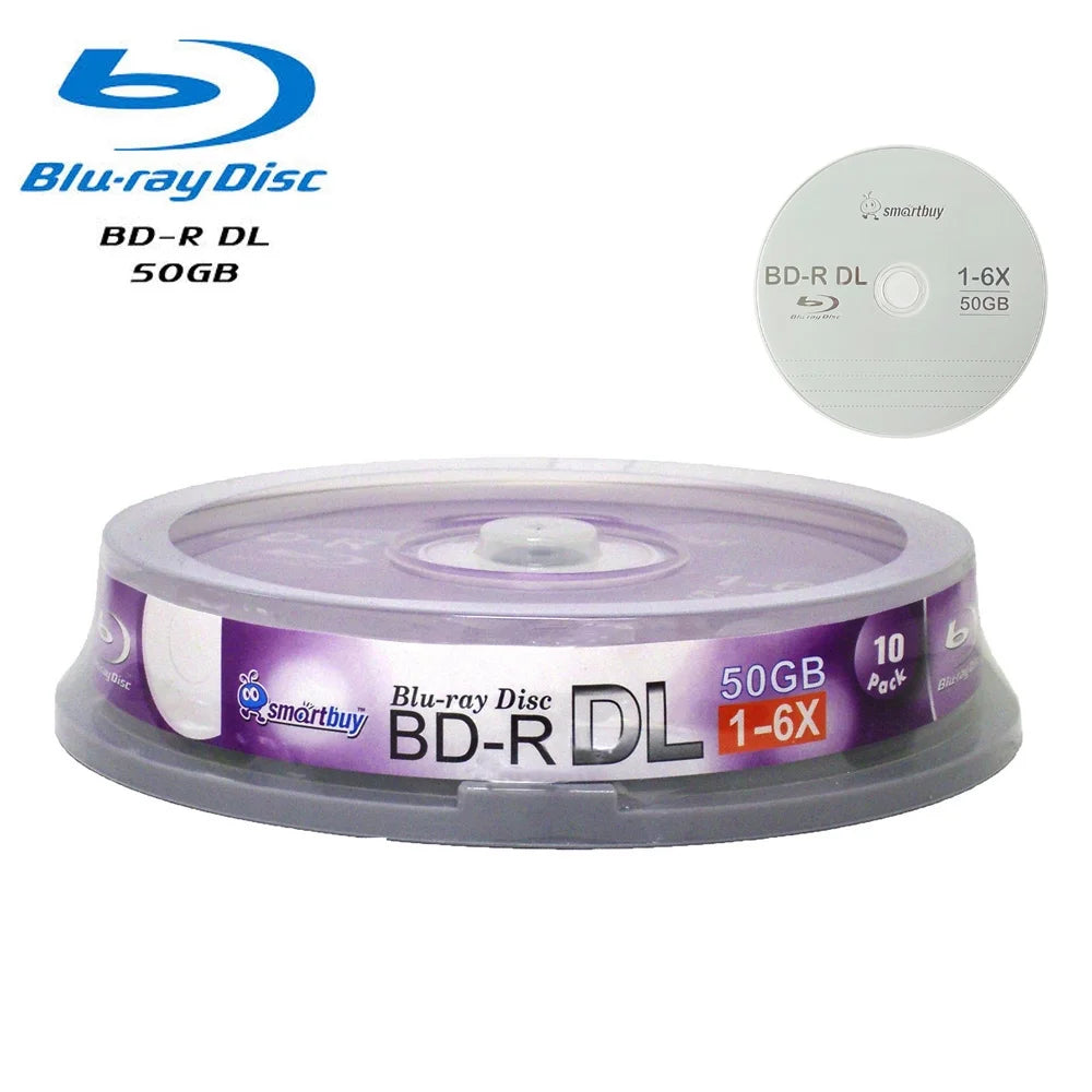 40-disc 50gb 6x Blu-ray Bd-r Dl Dual Layer Recordable Media Disc C34122