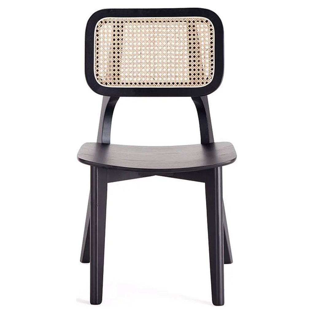 Black Wood Dining Chair Set of 2 K68486