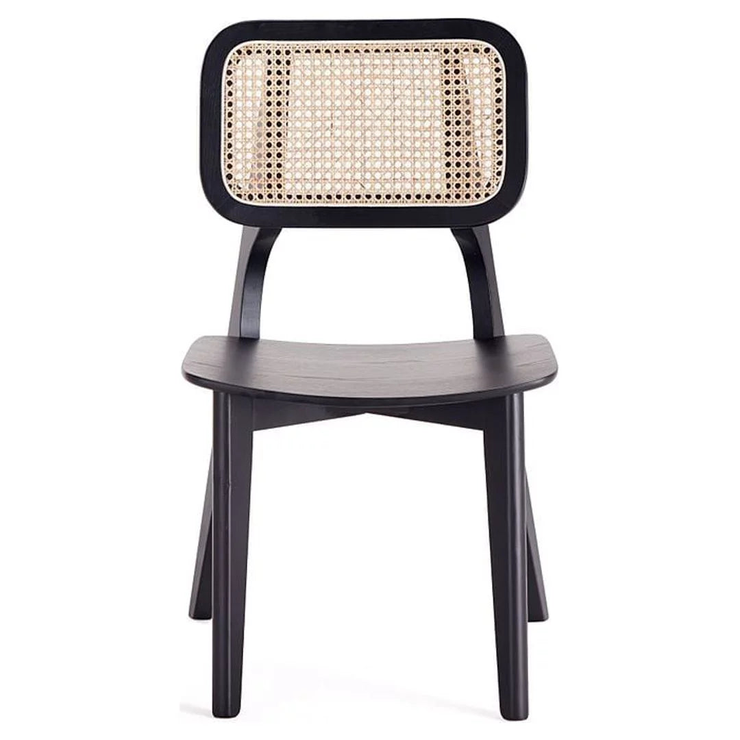 Black Wood Dining Chair Set of 2 K68486