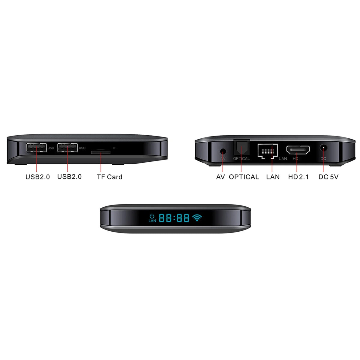 Android 11.0 4K Smart TV Box O775