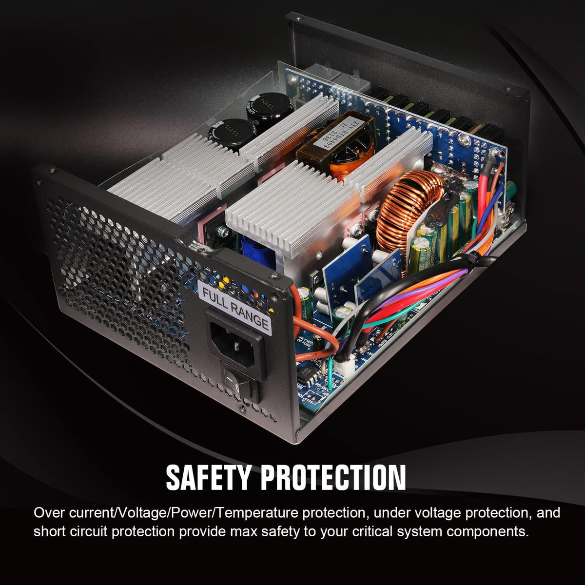 1600W Fully Modular PSU with 140mm Fan N550