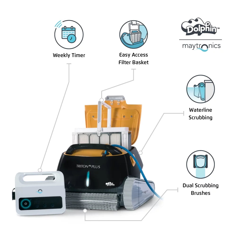 Robotic Pool Cleaner with Wi-Fi and Top Load Filter V94696