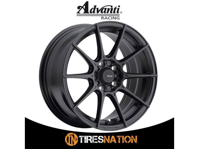 Matte Black 17x8 Wheel V8874