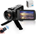 FHD 1080P 30FPS 24MP 16X Digital Zoom 3 Inch Touch Screen Video Camera Camcorder with Remote Control and Tripod K983
