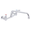Commercial Duty Wall Mount Faucet with Swivel Spout Q497
