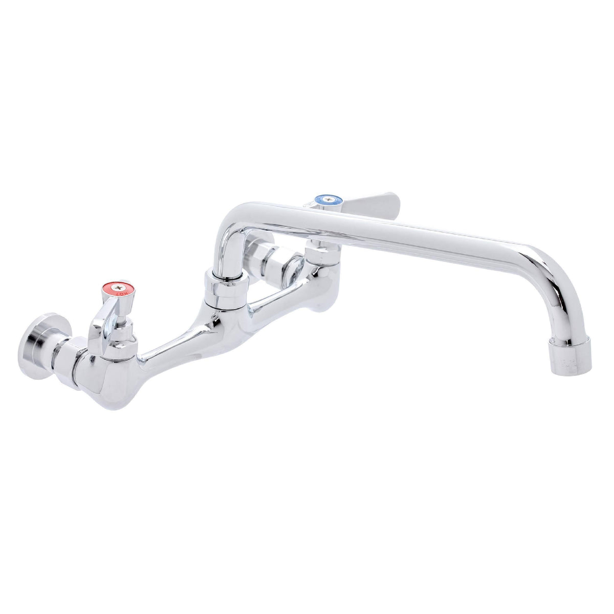 Commercial Duty Wall Mount Faucet with Swivel Spout Q497
