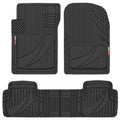 3pc Rubber Floor Mats for Car SUV All Weather N879566