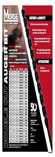 Auger Drill Bit with 1-1/2-Inch Diameter and 18-inch Long X98388
