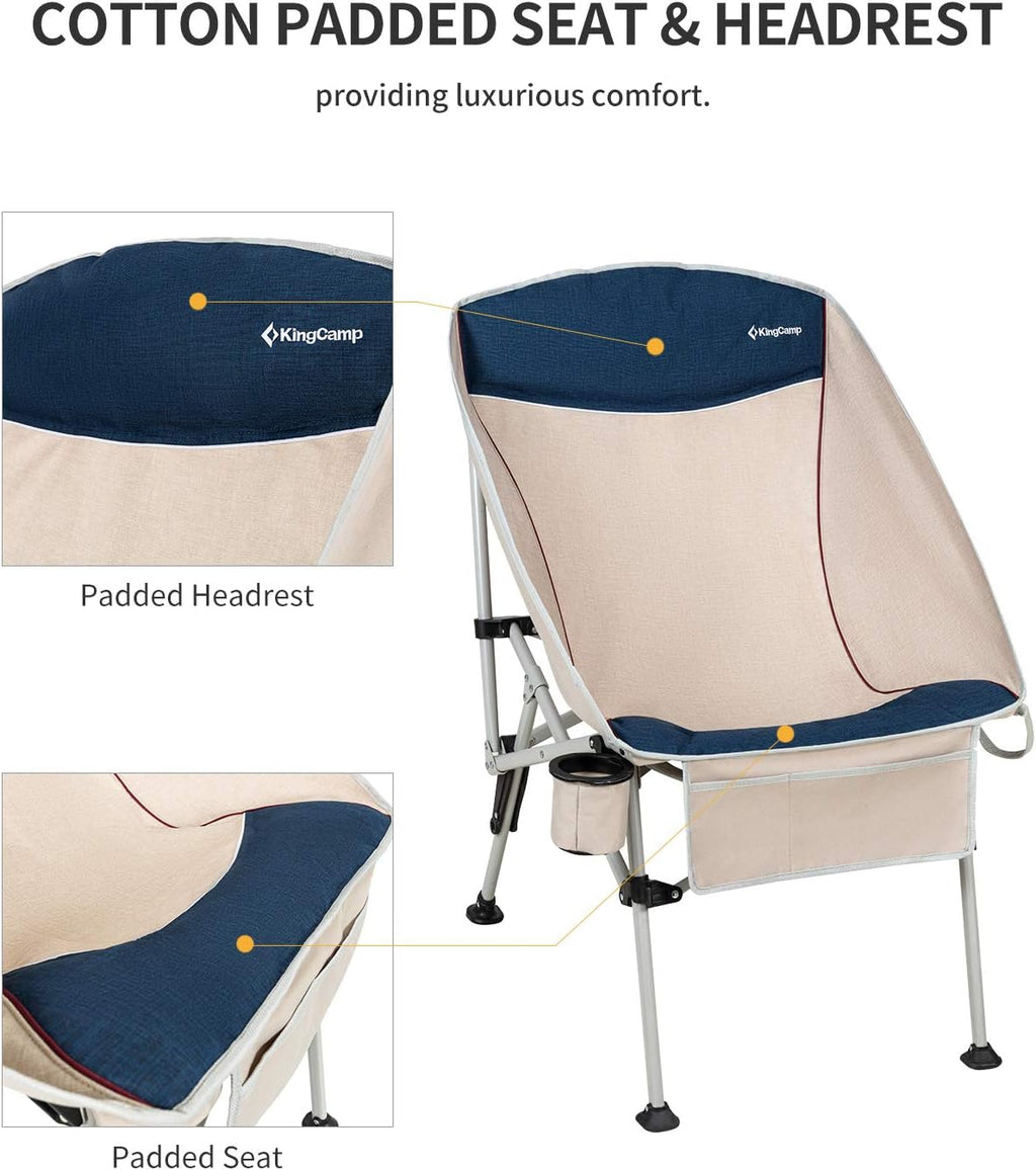 Folding Camping Chair with Cup Holder & Carry Bag O511574