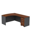 L Shaped Desk with Mobile File Cabinet W7553