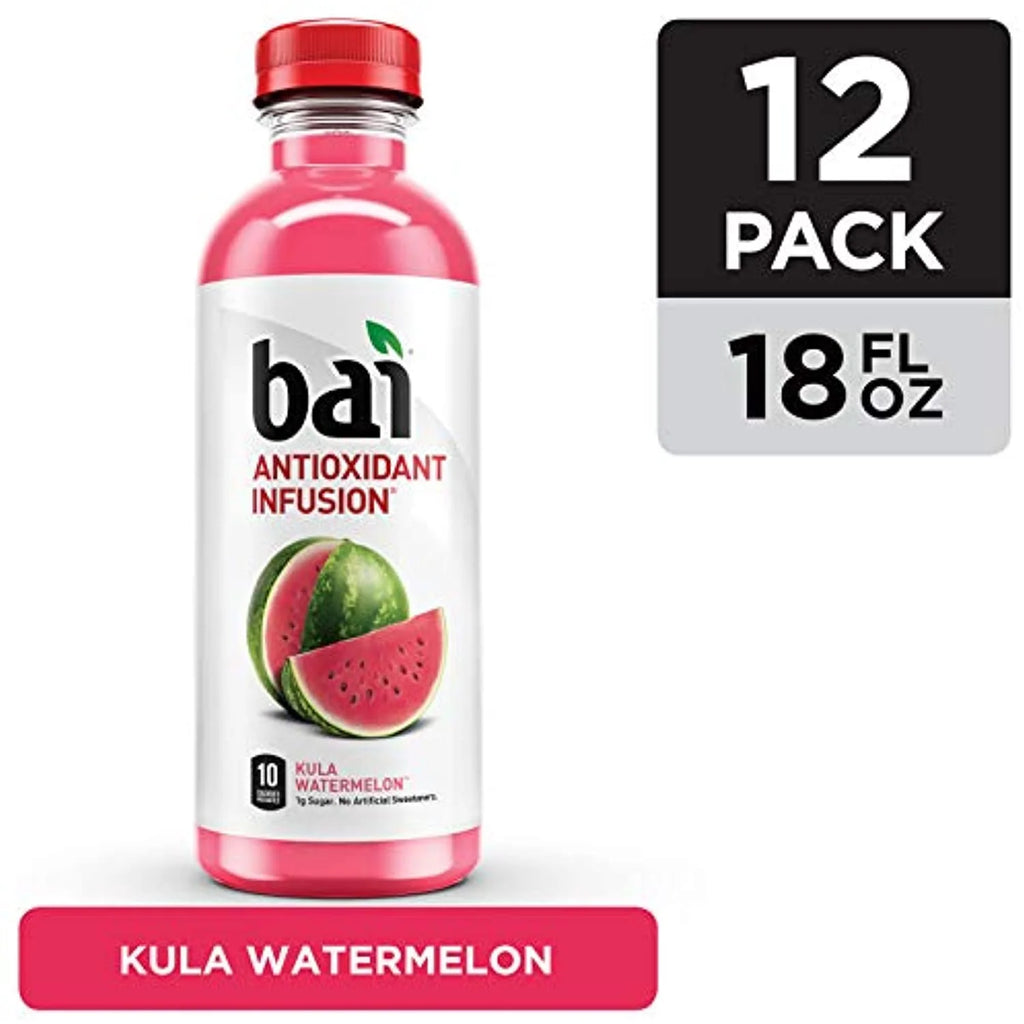 Kula Watermelon Flavored Water, 18 Fluid Ounce Bottles, 12 Count A85133