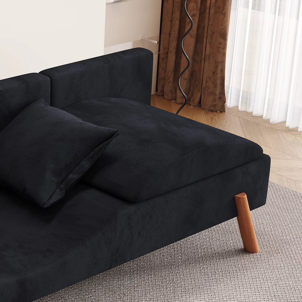 Convertible Multifunctional Chaise Longue Loveseat Sofa V3933