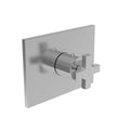 3/4x22 Rectangular Thermostatic Trim Plate with Handle Satin Bronze P443009