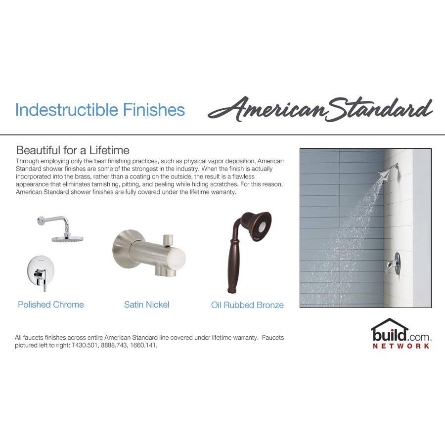 3-Handle Bath and Shower Polished Chrome B22376