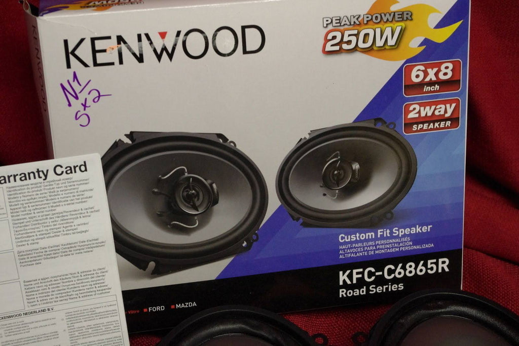 250W 6x8 2-Way Car Speakers R923