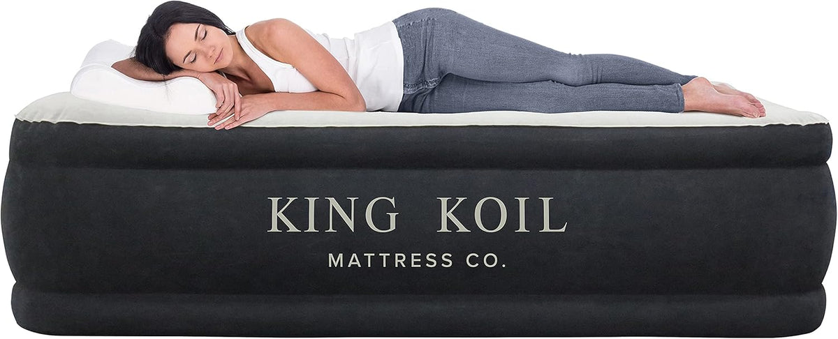 Twin Size Air Mattress with Built-in High Speed Pump D18502