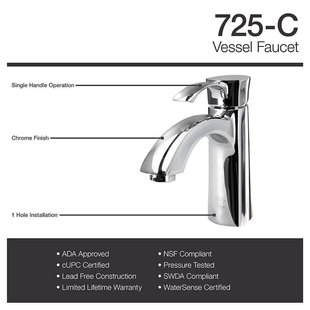 Chrome Vessel Faucet Z2561