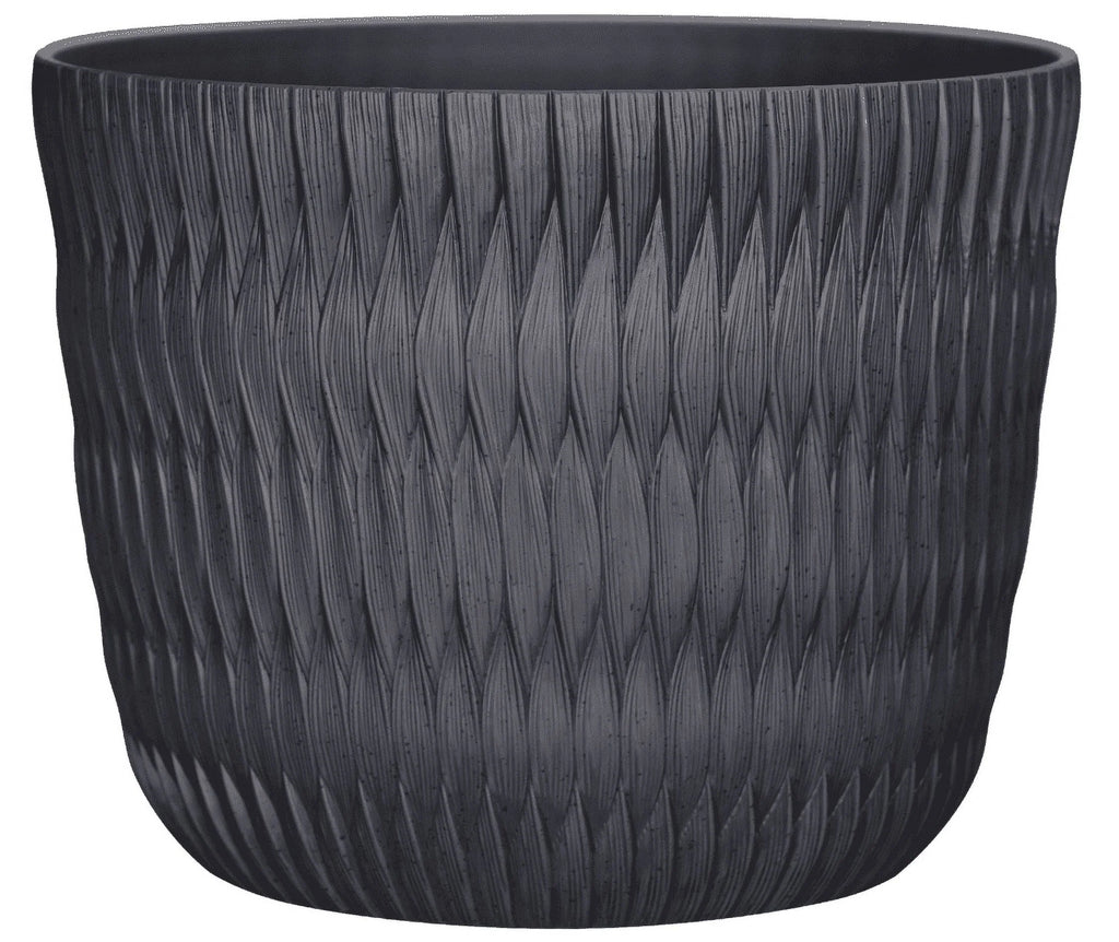 Black Resin Planter H53317