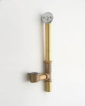 Satin Brass Trip Lever Tub Waste E821