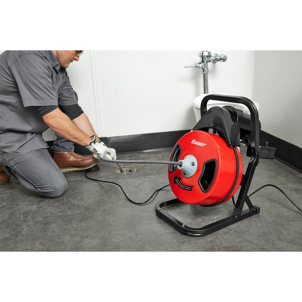 1/2 in. x 50 ft. Drain Cleaning Drum Machine T100516