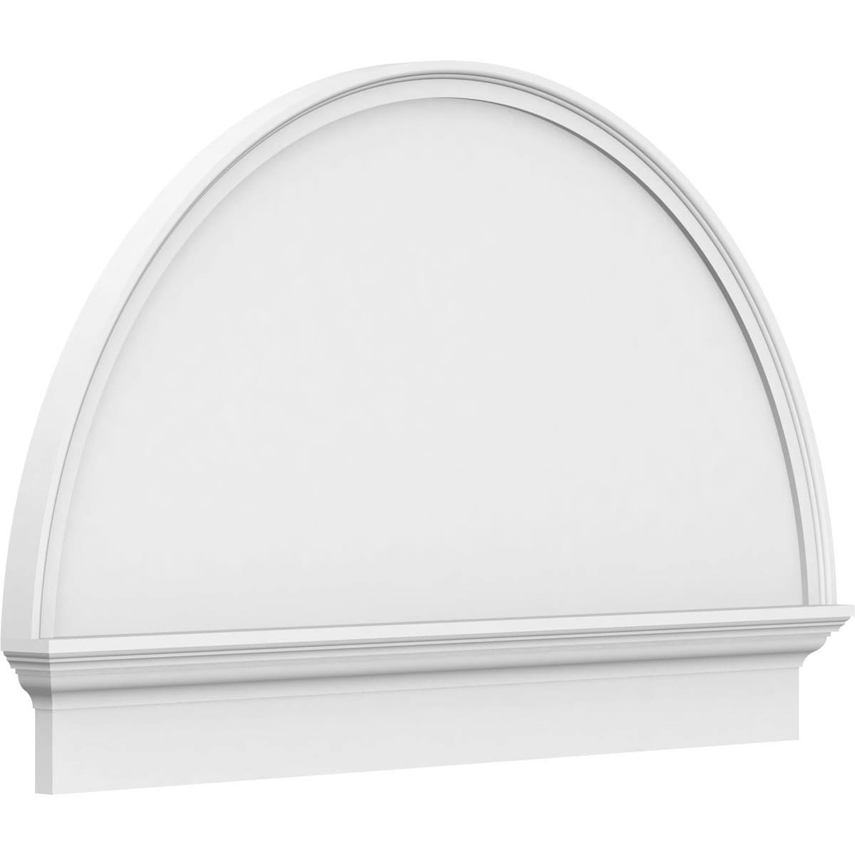 Half Round Smooth PVC Combination Pediment O206504