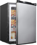 2.1 Cubic Feet Silver Compact Mini Freezer R547286